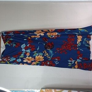 B.O.G Collection Floral Maxi casual career Spring skirt New With Tags Size L
